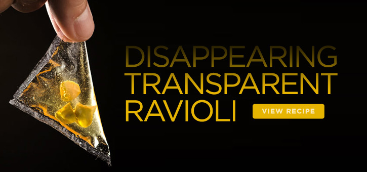 Disappearing Transparent Raviolis